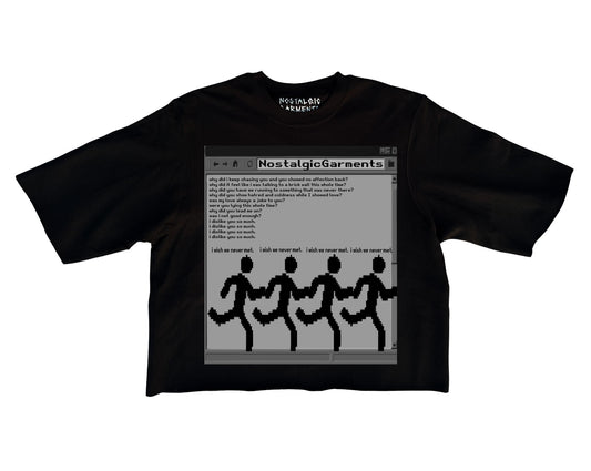 “Never Met” Oversized Boxy Tee