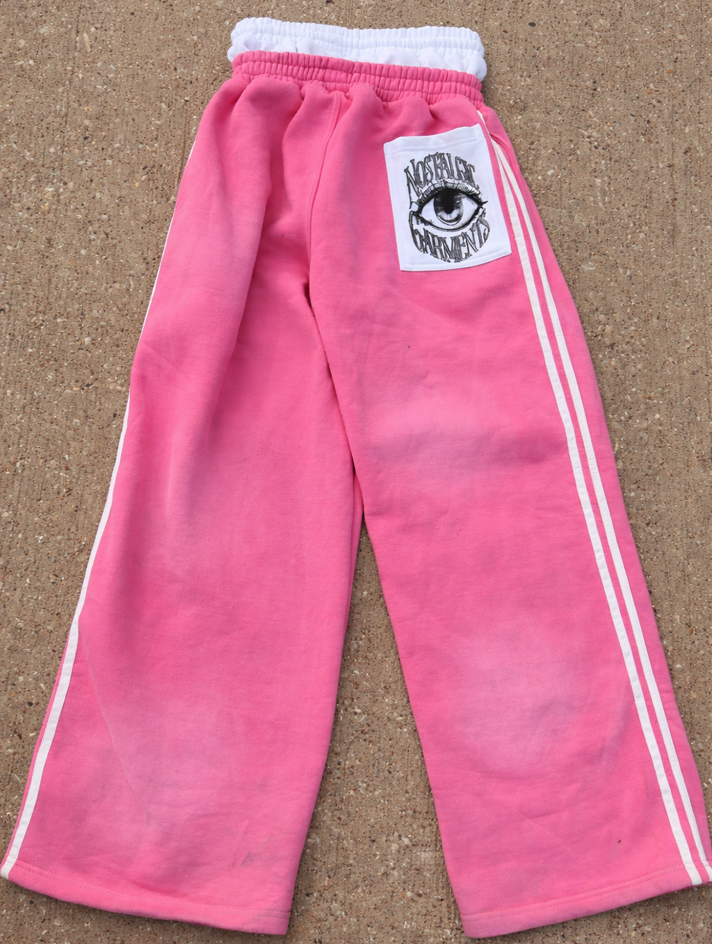 “Pink” Take Me Back Double Waisted Sweatpants