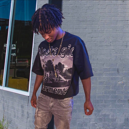“Playground” Oversized Boxy Tee