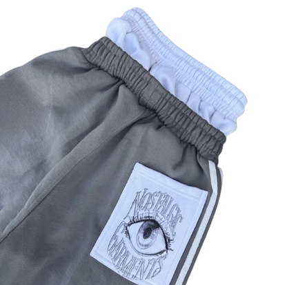 "Grey" Take Me Back Double Waisted Sweatpants