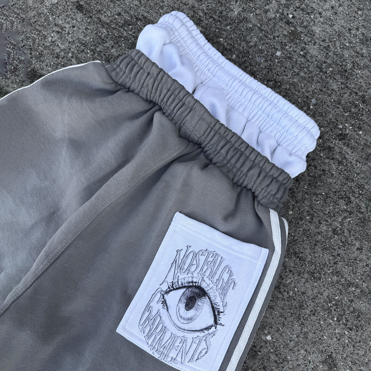 "Grey" Take Me Back Double Waisted Sweatpants