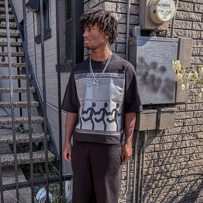 “Never Met” Oversized Boxy Tee