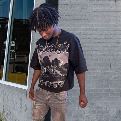 “Playground” Oversized Boxy Tee