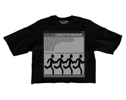 “Never Met” Oversized Boxy Tee