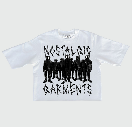 “Mysterious Figures” Oversized Boxy Tee