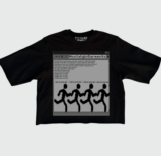 “Never Met” Oversized Boxy Tee