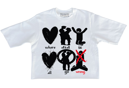 “Gone Wrong” Oversized Boxy Tee