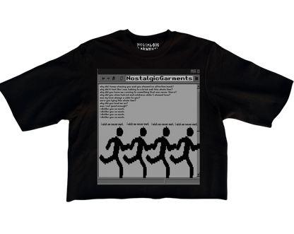 “Never Met” Oversized Boxy Tee