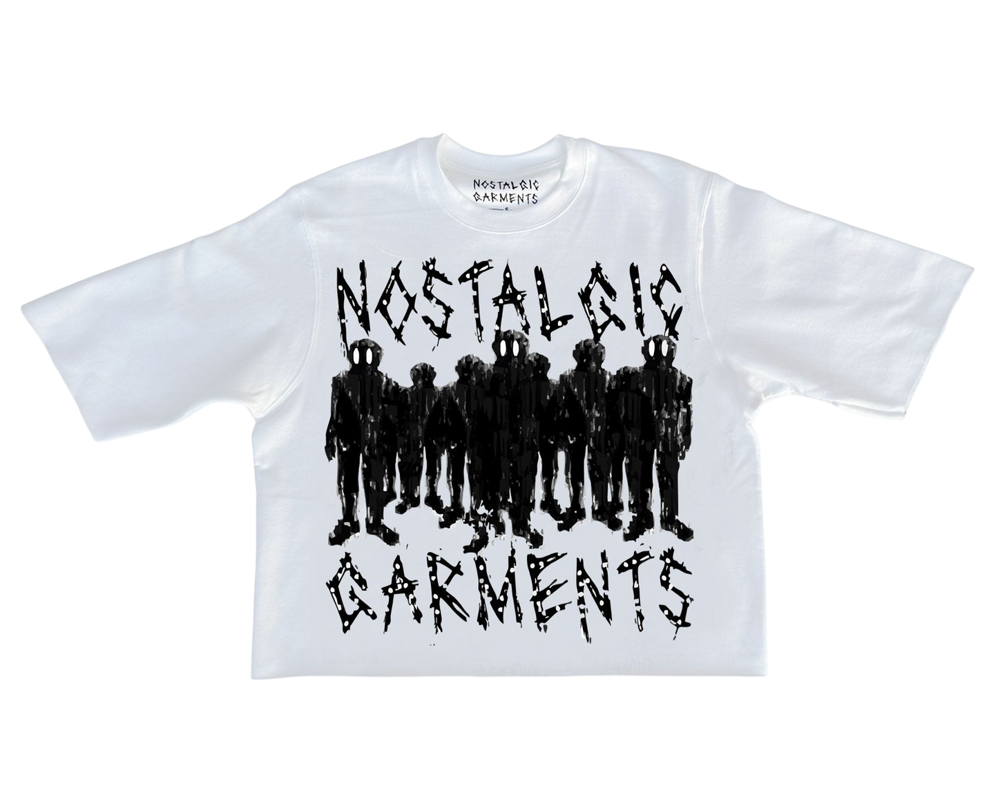 “Mysterious Figures” Oversized Boxy Tee